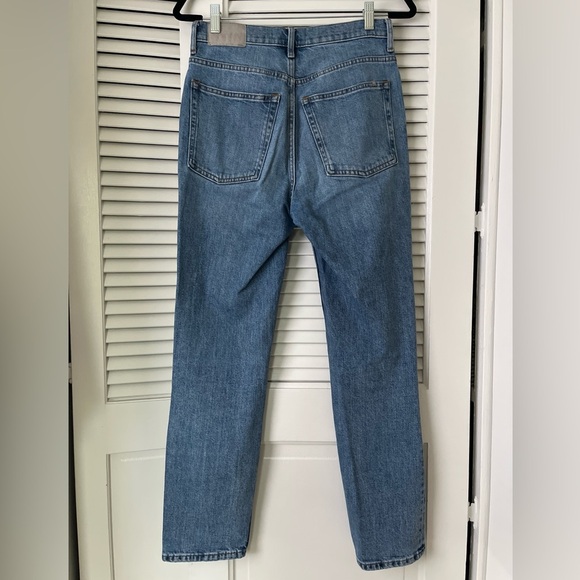 Everlane The Way High Slim Crop Jean Organic Cotton Straight Leg | 26 Regular - Picture 3 of 11